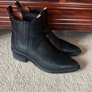 COACH leather chelsea boots sz 9